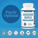 Purely Optimal Magnesium Complex - High Absorption Magnesium Supplement with Magnesium Citrate, Glycinate, Malate & More - High Absorption, Gluten Free, Soy Free, Non-GMO - 120 Capsules