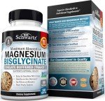 Magnesium Bisglycinate 100% Chelate No-Laxative Effect - Maximum Absorption Magnesium Supplement - Fully Reacted & Buffered for Energy Muscle Bone & Joint Support - Non-GMO Project Verified -180ct
