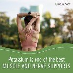 NaturalSlim Natural Potassium Citrate Gluconate 99 mg - Kadsorb Supports Electrolyte Balance & Normal pH - Absorbable Potassium Supplements with Essential Minerals - Non GMO 400 Capsules 1 Pack
