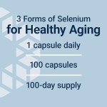 Life Extension Super Selenium Complex with Vitamin E – Cellular Health & Longevity Support – Gluten-Free, Non-GMO, Vegetarian –100 Capsules(Pack of 1)