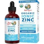 MaryRuth Organics Zinc Supplements for Immune Support | Ionic Zinc for Kids & Adults | Liquid Zinc Supplement | 40 Day Supply | Skin Care Supplement | Vegan | Gluten Free | Glycerin Based | 4 oz