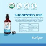 MaryRuth Organics Zinc Supplements for Immune Support | Ionic Zinc for Kids & Adults | Liquid Zinc Supplement | 40 Day Supply | Skin Care Supplement | Vegan | Gluten Free | Glycerin Based | 4 oz