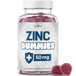 NEW AGE Zinc Gummies - 50mg High Immune Booster Zinc Supplement, Immune Defense, Powerful Natural Antioxidant, Non-GMO - by New Age (60 Count (Pack of 1))