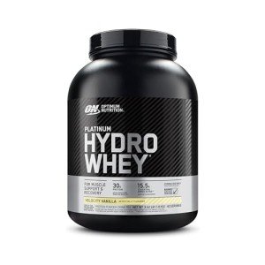 Optimum Nutrition Platinum Hydrowhey Protein Powder, 100% Hydrolyzed Whey Isolate Powder, Flavor: Velocity Vanilla, 3.5 Pounds (Packaging May Vary)