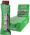 Barebells Vegan Protein Bars Hazelnut & Nougat - 12 Count, 1.9oz Bars - Features Plant Based Protein Bar with 15g of High Protein - Chocolate Protein Snacks with Only 1g of Total Sugars - Ideal for