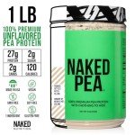 Naked Pea - Pea Protein Isolate - Plant Based, Vegetarian & Vegan Protein. Easy to Digest, Non-GMO, No Lactose, No Soy and Gluten Free - 15 Servings