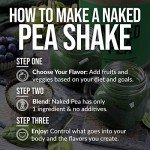 Naked Pea - Pea Protein Isolate - Plant Based, Vegetarian & Vegan Protein. Easy to Digest, Non-GMO, No Lactose, No Soy and Gluten Free - 15 Servings