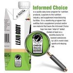 Lean Body Ready-to-Drink, Plant-Based Vegan Chocolate Protein Shake, 30g Protein, No Artificial Flavors, Sweeteners or Colors, Non GMO, Gluten Free, Premium Pea & Rice Blend (Pack of 12)