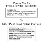Truvani Vegan Pea Protein Powder | Vanilla | 20g Organic Plant Based Protein | 1 Serving | Keto | Gluten & Dairy Free | Low Carb | No Added Sugar