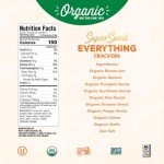 Mary's Gone Crackers Super Seed Crackers, Organic Plant Based Protein, Gluten Free, Everything, 5.5 Ounce (Pack of 1)