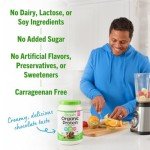 Orgain Organic Vegan Protein Powder, Creamy Chocolate Fudge - 21g Plant Protein, 7g Prebiotic Fiber, Low Net Carb, No Lactose, No Added Sugar, For Shakes & Smoothies, 2.03 lb (Packaging May Vary)