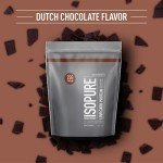 Isopure Low Carb 100% Pure Whey Isolate Protein Powder, Lactose Free, Gluten Free, With Vitamins, Dutch Chocolate, 25g Protein Per Serving, 1 Lb, 14 Servings
