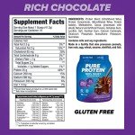 Pure Protein 100% Whey Protein Powder, Rich Chocolate, 25 g Protein, 1.75 lb (Packaging May Vary)