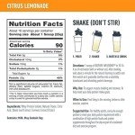 Isopure Clear Whey Isolate Protein Powder Infusions, Lactose Free, Gluten Free, Naturally Flavored, Citrus Lemonade, 20g Protein Per Serving, 14.1 Oz, 16 Servings
