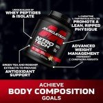 Muscletech Whey Protein Powder (French Vanilla Bean, 4LB) - Nitro-Tech Ripped Whey Protein Isolate & Peptides Smoothie Mix for Lean Muscle & Fast Recovery - 30g of Whey Protein for Women & Men