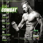 MusclePharm Combat Protein Powder, Chocolate Milk Flavor, Fuels Muscles for Productive Workouts, 5 Protein Sources including Whey Protein Isolate & Egg Albumin, Gluten Free, 4.2 lb, 52 Servings