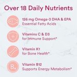 SmartyPants Women's Multivitamin Gummies: Omega 3 Fish Oil (EPA/DHA), Methylfolate, CoQ10, Vitamin D3, C, Vitamin B12, B6, A, K & Zinc, Inositol, Gluten Free, 180 Count (30 Day Supply)