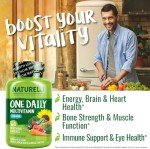 NATURELO One Daily Multivitamin for Men - with Vitamins & Minerals + Organic Whole Foods - Supplement to Boost Energy, General Health - Non-GMO - 60 Capsules - 2 Month Supply