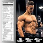 MuscleTech Platinum Multivitamins for Men & Women - Multi-Vitamin Supplement for Immune Support - 18 Vitamins & Minerals, Vitamin A C D E B6 B12 - Daily Workout Supplements for Men - 90 Capsules