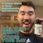 Multivitamin for Men - Daily Mens Multivitamins & Multiminerals with Vitamin D, Vitamin C, B12 Zinc, Iron. Essential Vitamins for Men - Energy, Focus, Stamina, Performance, Mens Health. 60 Liquid Caps