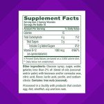 vitafusion Vitamin B12 Gummy Vitamins for Energy Metabolism Support, Natural Raspberry Flavored, America’s Number 1 Gummy Vitamin Brand, 70 Day Supply, 140 Count