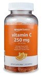 Amazon Basics Vitamin C 250 mg Gummies, Orange, 150 Count (2 per Serving), Immune Health (Previously Solimo)
