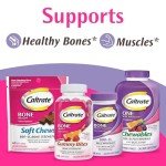 Caltrate Chewables 600 +D3 Plus Minerals Calcium and Vitamin D, Sugar Free, Cherry, Orange and Fruit Punch, 90 Count