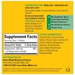 Nature Made Magnesium Oxide 250 mg, Magnesium Supplement for Muscle, Heart, Bone and Nerve Health Support, 100 Tablets, 100 Day Supply