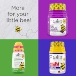 Zarbee's Children's Sleep Gummies with Melatonin, Non-Habit Forming Children's Sleep Gummies Work with Natural Sleep Cycles to Promote Peaceful Sleep, Drug-Free, Natural Strawberry, 60 ct