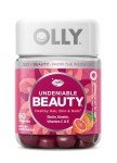 OLLY Undeniable Beauty Gummy, For Hair, Skin, Nails, Biotin, Vitamin C, Keratin, Chewable Supplement, Grapefruit, 30 Day Supply - 60 Count