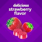 Vitafusion Max Strength Melatonin Gummy Supplements, Strawberry Flavored, 10 mg Melatonin Sleep Supplements, America’s Number 1 Gummy Vitamin Brand, 50 Day Supply, 100 Count