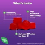 Natrol Kids Melatonin Gummies 1mg, Children's Melatonin for Restful Sleep, 90 Raspberry-Flavored Sleep Gummies, 90 Day Supply