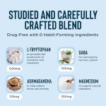 Relaxium Sleep Aid for Adults, Melatonin 5mg with Magnesium Glycinate, Sleep-Promoting Valerest & Ashwagandha, Non-Habit Forming Sleep Supplement, 60 Capsules, 30-Day Supply