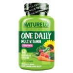 NATURELO One Daily Multivitamin for Women - Energy Support - Whole Food Supplement to Nourish Hair, Skin, Nails - Non-GMO - No Soy - Gluten Free - 60 Capsules - 2 Month Supply