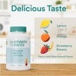 SmartyPants Prenatal Vitamins for Women, Multivitamin Gummies: Omega 3 Fish Oil (EPA/DHA), Biotin, Methylfolate, Vitamin D3, C, Vitamin B12, B6, A, K & Zinc, Inositol, 120 Count (30 Day Supply)