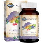 Garden of Life Organics Women’s Prenatal Multivitamin with Vitamin D3, B6, B12, C & Iron, Folate for Energy & Healthy Fetal Development – Organic, Non-GMO, Gluten-Free, Vegan, 30 Day Supply