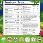 Men's Daily Multivitamin - Vegan Multivitamin for Men with Saw Palmetto, Biotin, Organic Superfoods, Probiotics, Enzymes - for Optimal Health, Energy, Immunity& Gut Support, Easy to Swallow Capsules