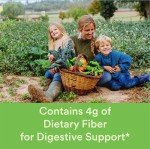 SmartyPants Kids Multivitamin Gummies and Fiber Supplement: Vitamin D3, C, Vitamin B12, B6, A, Zinc, Biotin, Inositol, Fiber Gummies, Three Fruit Flavors, 120 Count (30 Day Supply)