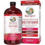 MaryRuth Organics Multivitamin for Women Men & Kids | Vegan, Sugar Free | Womens Multivitamin & Multimineral | Beauty & Energy Women's Multivitamin| Non-GMO | 15.22 Fl Oz