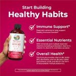 MaryRuth Organics Multivitamin for Women Men & Kids | Vegan, Sugar Free | Womens Multivitamin & Multimineral | Beauty & Energy Women's Multivitamin| Non-GMO | 15.22 Fl Oz