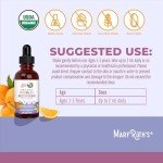 MaryRuth Organics Kids Multivitamin for Toddlers | USDA Organic | Toddler Vitamins Liquid Drops for Kids Ages 1-3 | Toddler Immune Support & Overall Wellness | Vegan | Non-GMO | Gluten Free | 2 Fl Oz