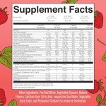 MaryRuth Organics Multivitamin for Women Men & Kids | Sugar Free | Vegan | Vitamin A, C, D, E, B12, Zinc | Daily Vitamins for Kids, Men, Women| Energy & Beauty Booster Multimineral | 32 Fl Oz