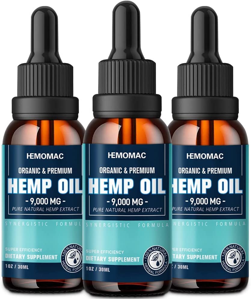 Organic Hemp Oil Drops - High Potency CBD