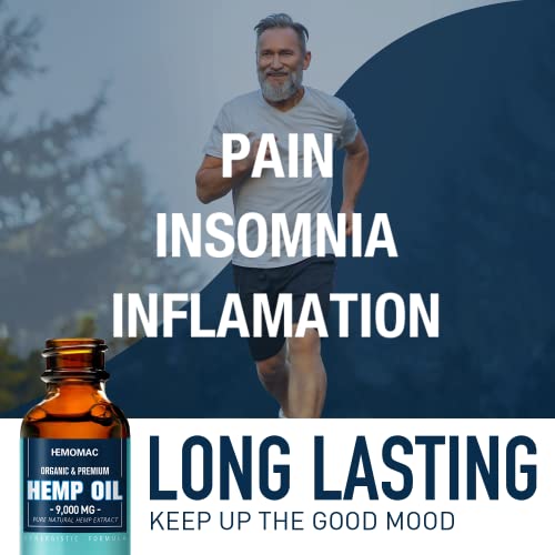 Organic Hemp Oil Drops - High Potency CBD