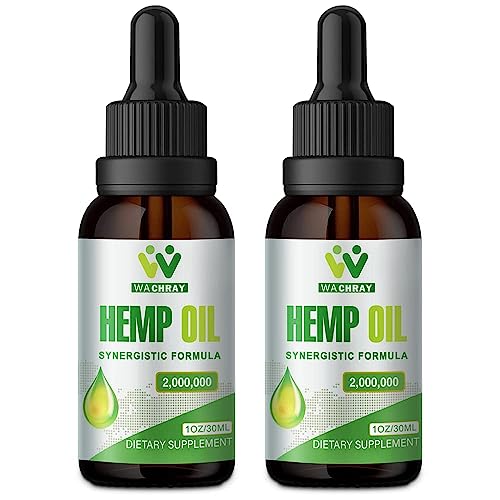 Organic Hemp Oil Drops - High Potency USA Grown
