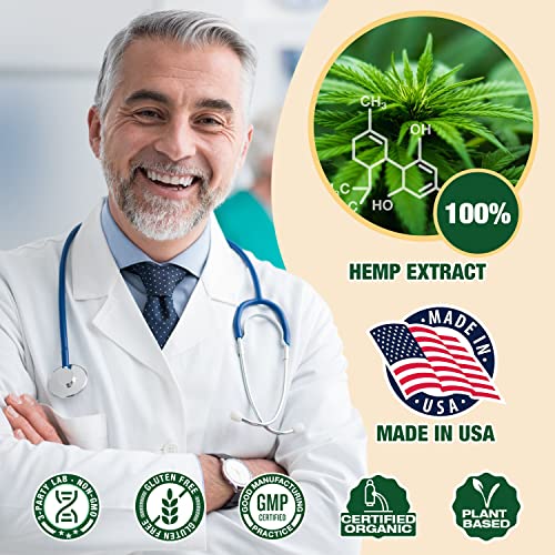 Organic Hemp Oil Drops - Maximum Strength, USA-made