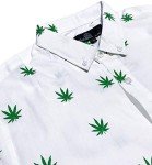 Molokai Marijuana Weed Shirts (Cannabis (White), XXL)