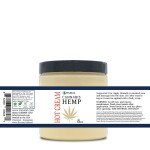 Zatural Hemp Hot Cream Massage Joints and Muscles and Body Wraps Essential Oil Blend, Aloe, Hemp, and More (8oz jar)