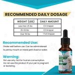 Wanderfound Pets - Hemp Oil for Dogs & Cats 5000mg - Anti-Separation Anxiety, Joint Pain, Stress Relief, Arthritis, Seizures, Chronic Pain Relief, Anti-Inflammatory - Omega 3, 6, 9-100% Organic