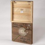 Primitives by Kathy Distressed Wood Slat Sign - 'Some see weeds...' with Hand-Strung Heart, Wall Art & Desk Decor for Home